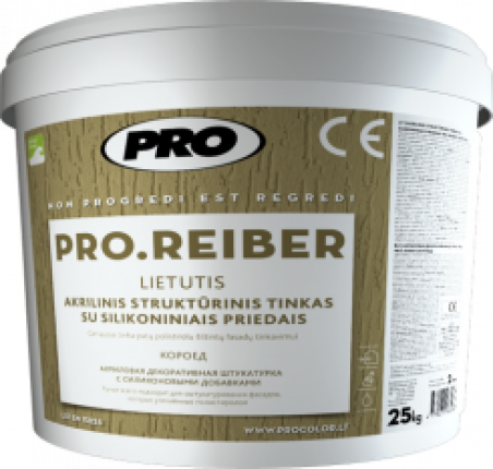 PRO - Акриловая структурная штукатурка PRO.REIBER