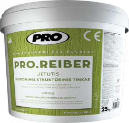 PRO - Силиконовая структурная штукатурка PRO.REIBER